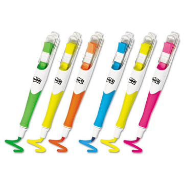 Post-it® Flag+ Highlighter, Assorted Ink-flag Colors, Chisel Tip, Assorted Barrel Colors, 3-pack freeshipping - TVN Wholesale